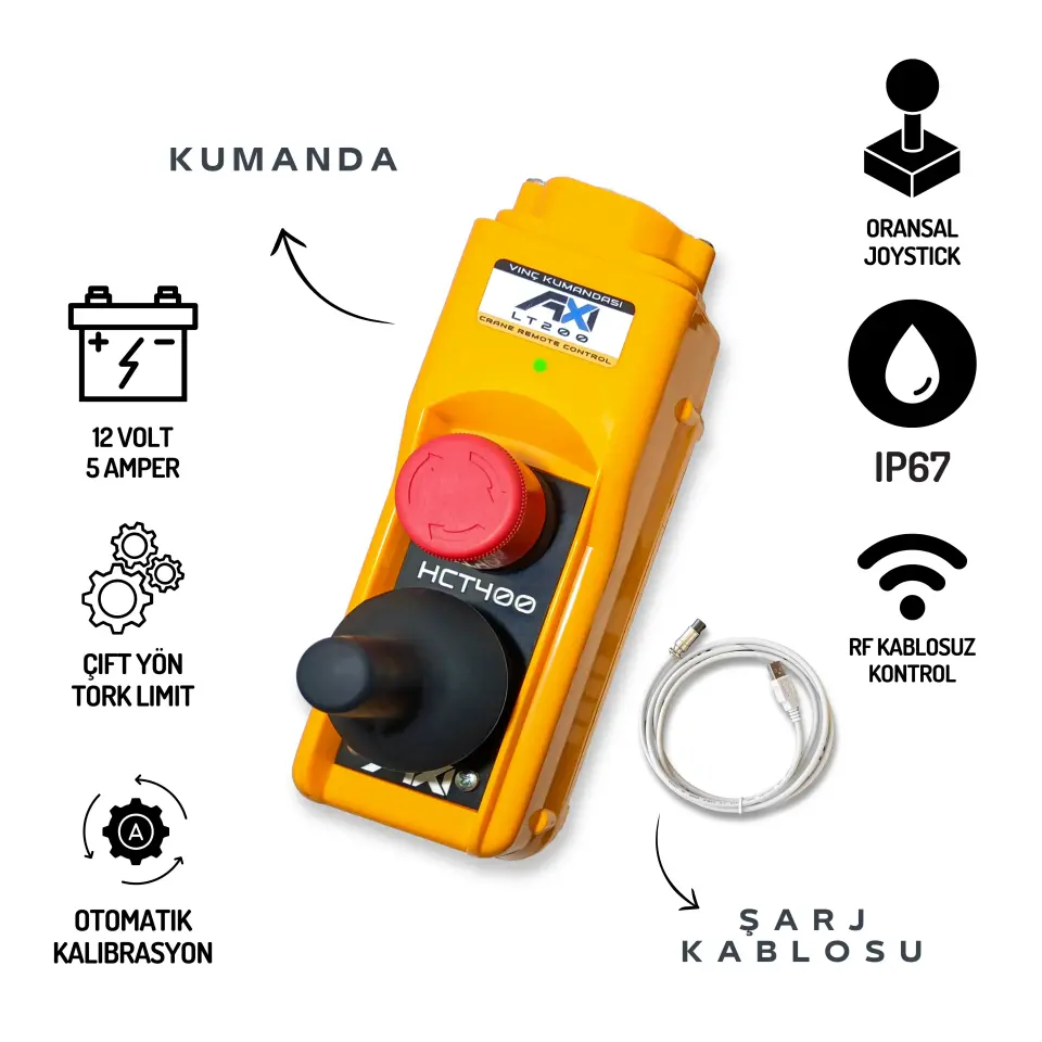 Manuel Hidrolik Kolu Elektronik Kontrole Dönüşüm Kiti - HCT400