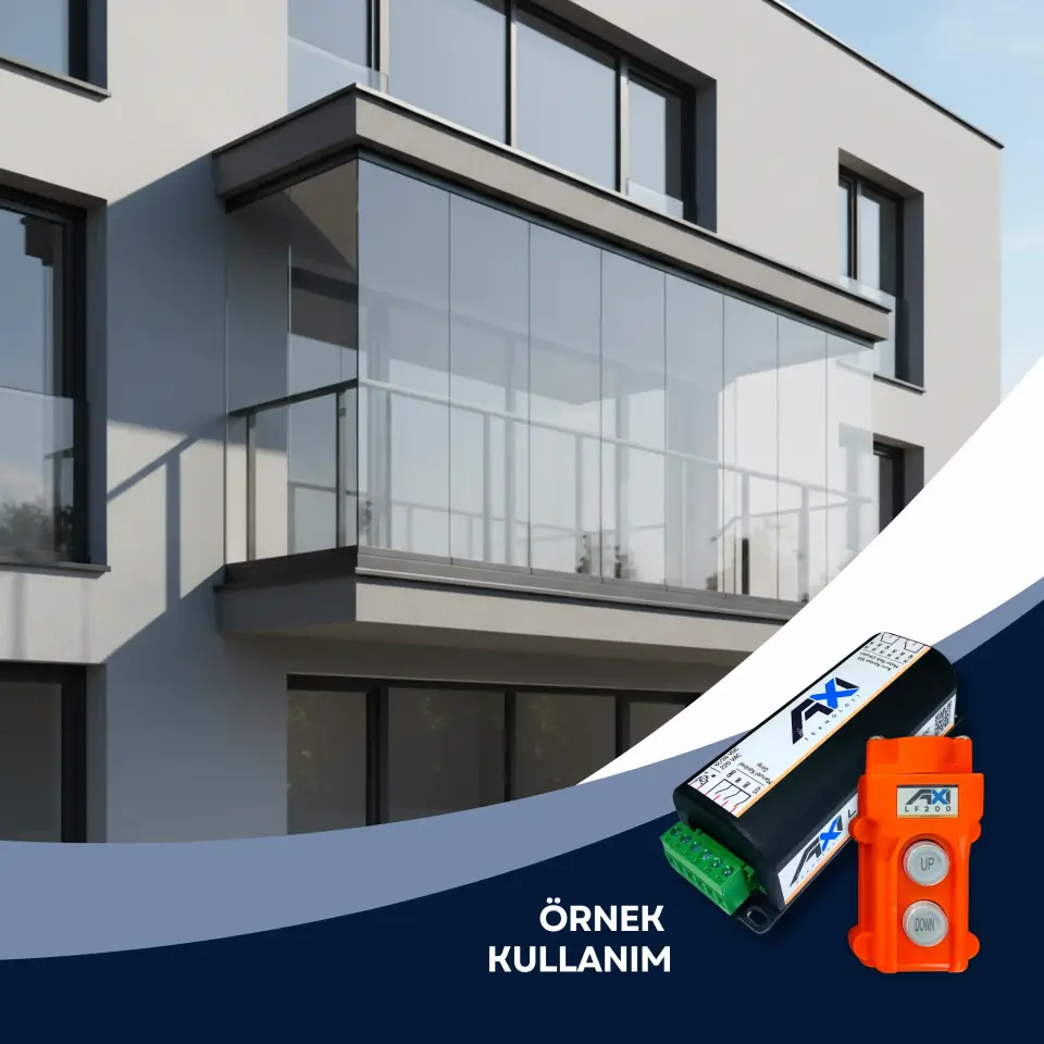 SF100 Vinç Kumandası Alıcı Verici Set - 2 Kanal