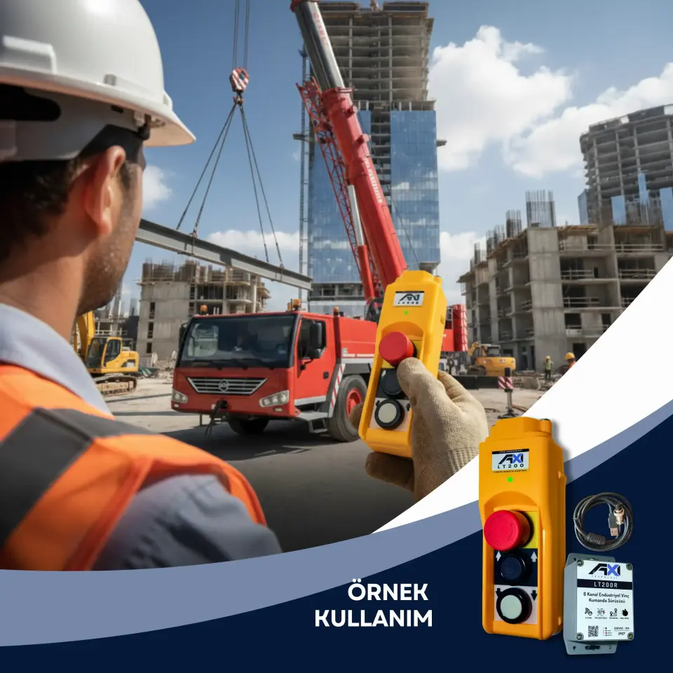 ST200 VİNÇ KUMANDASI ALICI VERİCİ SET - 2 KANAL