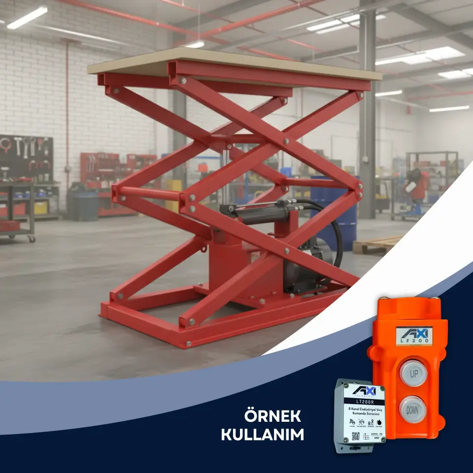 SF200  VİNÇ KUMANDASI ALICI VERİCİ SET 2 KANAL