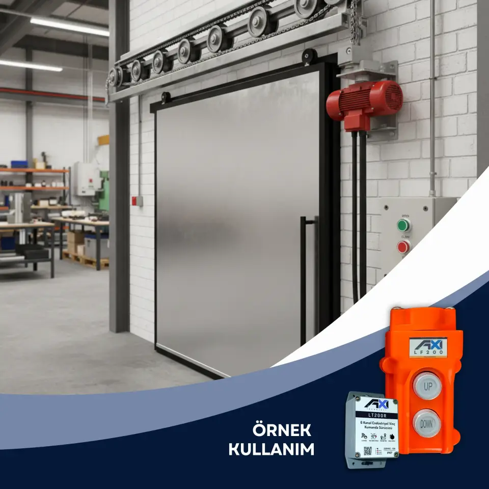 SF200  VİNÇ KUMANDASI ALICI VERİCİ SET 2 KANAL