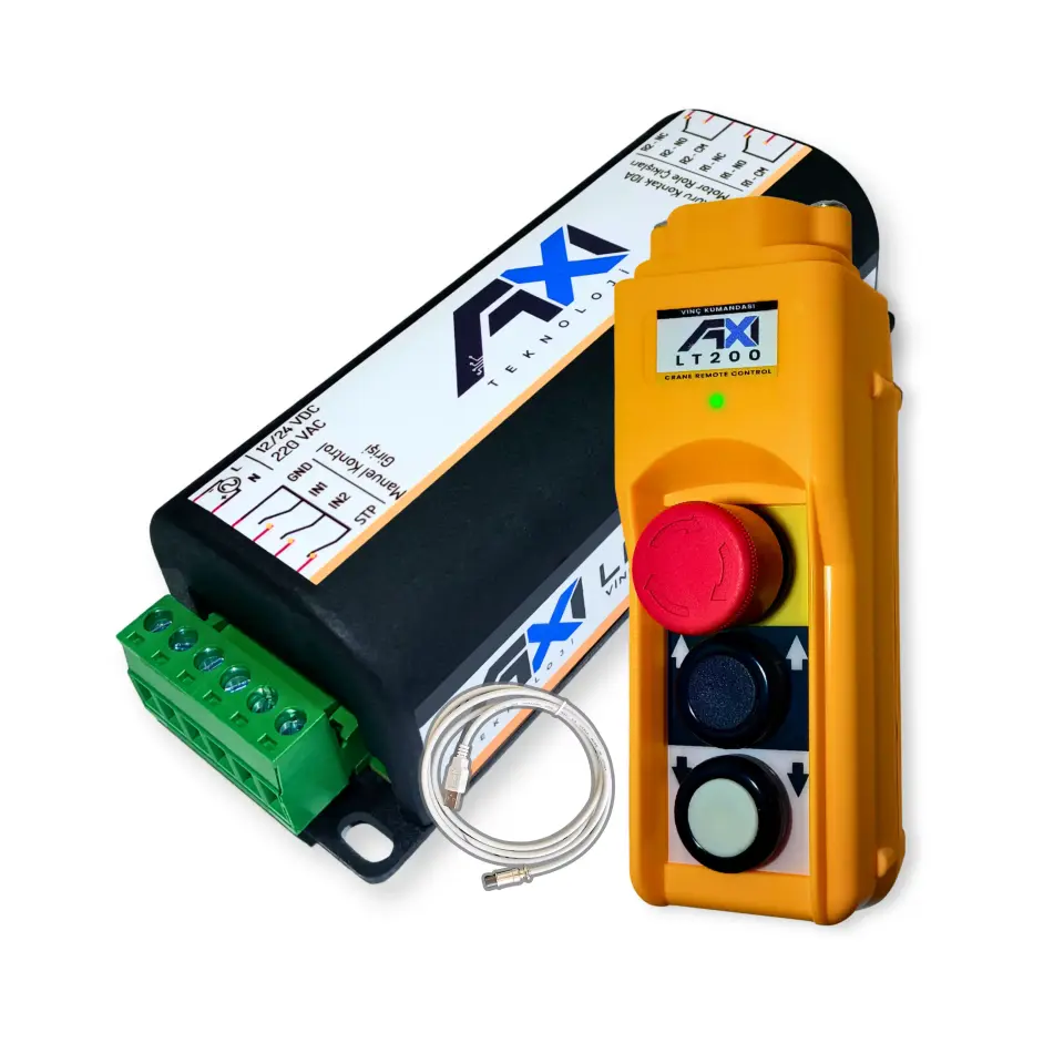 ST100 Vinç Kumandası Alıcı Verici Set - 2 Kanal