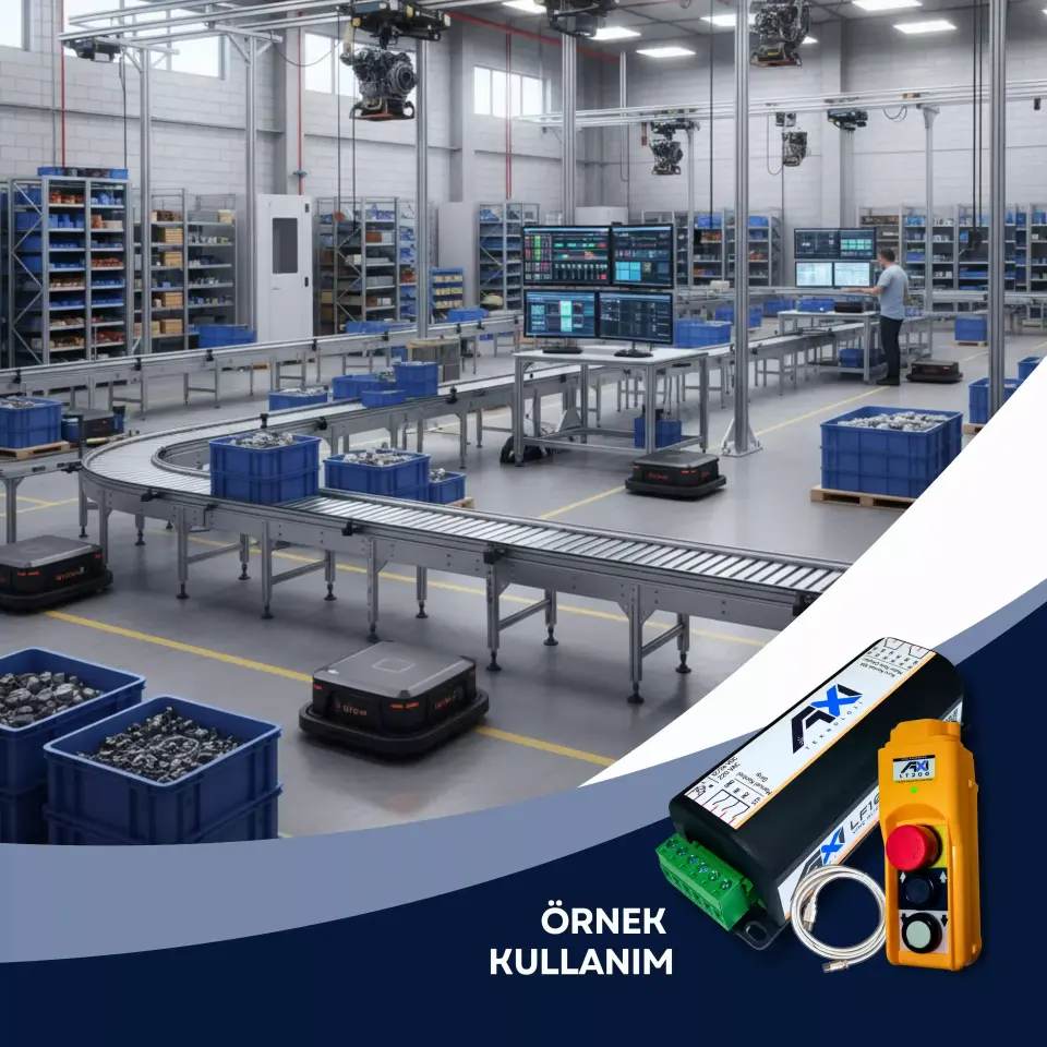 ST100 Vinç Kumandası Alıcı Verici Set - 2 Kanal