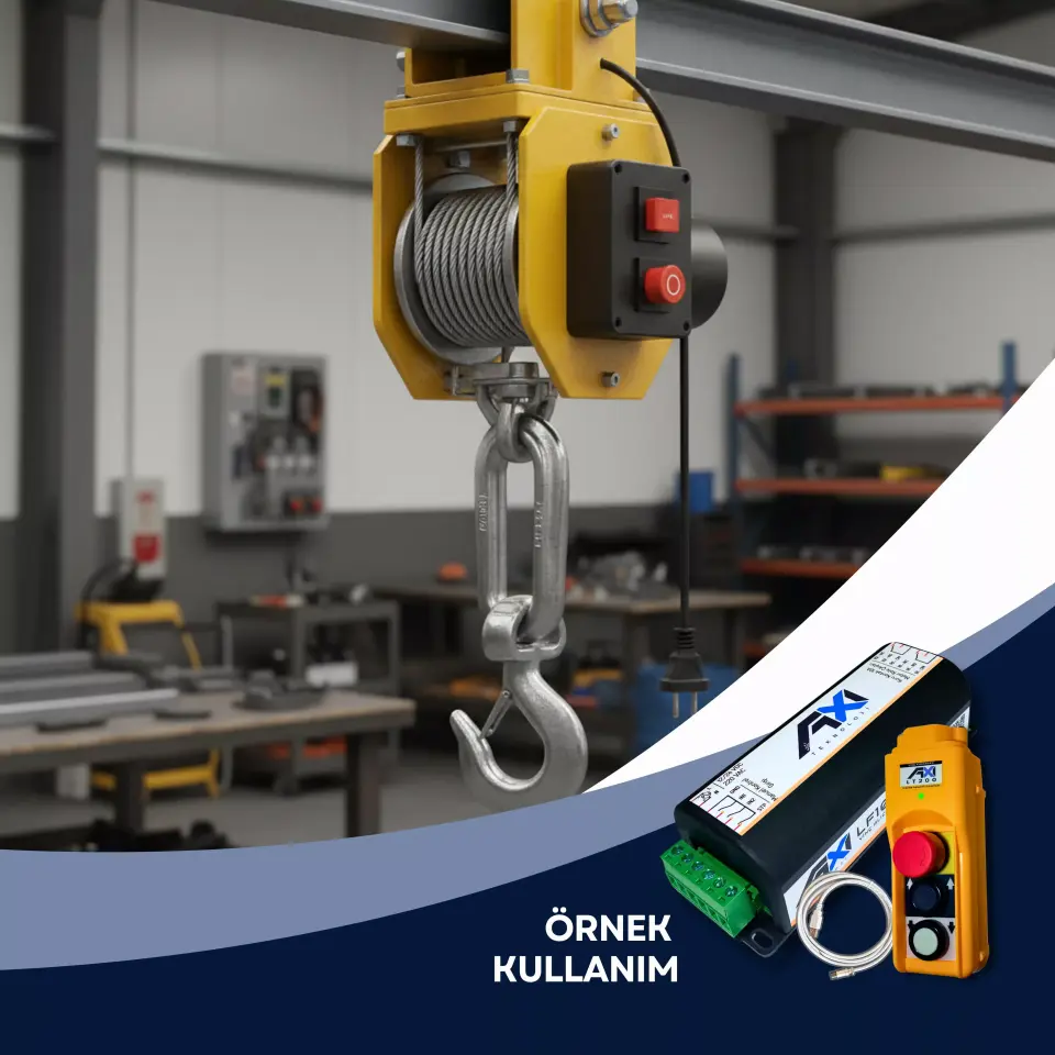 ST100 VİNÇ KUMANDASI ALICI VERİCİ SET - 2 KANAL