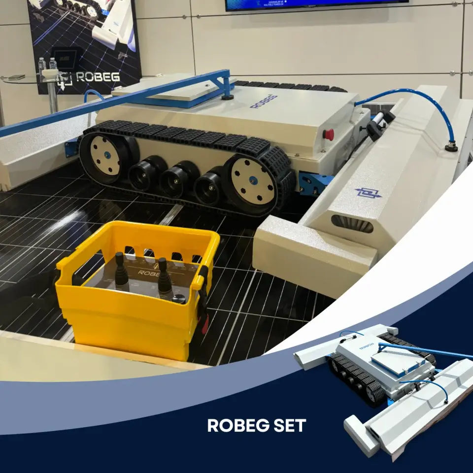 ROBEG Güneş Paneli Temizleme Robotu
