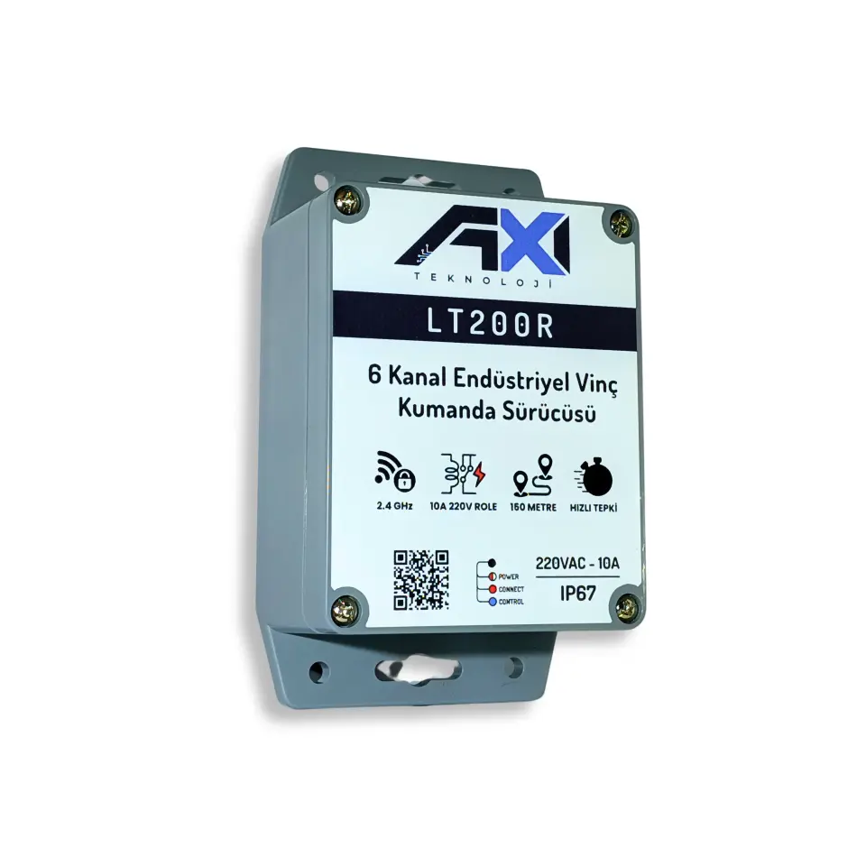 ST200 Vinç Kumandası Alıcı Verici Set - 4 Kanal