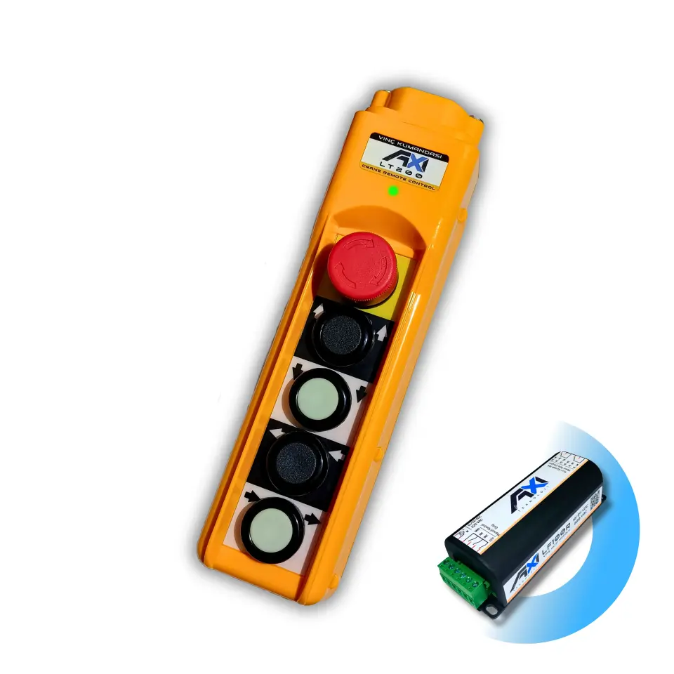 ST100 Vinç Kumandası Alıcı Verici Set - 4 Kanal